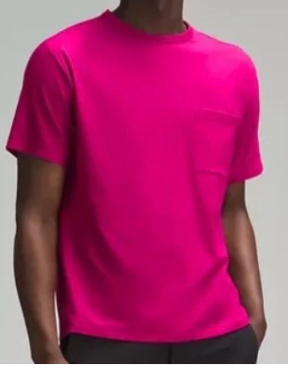 Lululemon Fundamental Tee T Short Sleeve T-Shirt Mens XL wldb wild berry